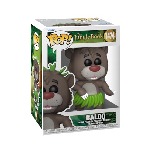Funko Pop! Disney: Tjb - Baloo Bear - Jungle Book - Figura In Vinile Da Collezione - Idea Regalo - Merchandising Ufficiale - Giocattoli Per Bambini E