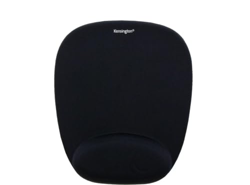 Kensington 62384 - Alfombrilla Para Ratón Con Reposamuñecas Espuma Color Negro