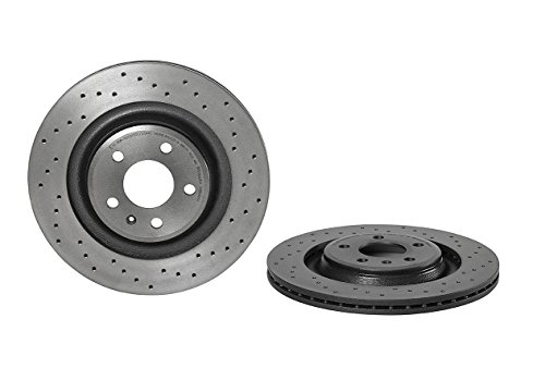Brembo Xtra 09.B040.1X - Disco Freno Forato Posteriore, Set Di 2