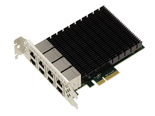 Kalea-Informatique 8 Porte Lan Gigabit Ethernet Su Pcie X4 Con Prese Rj45 10/100/1000 Con Chipset Intel I350 Scheda Controller Di Rete Pci Express