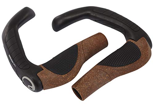 Ergon Gp5 Biokork Manopole, Marrone/Nero, Taglia Unica