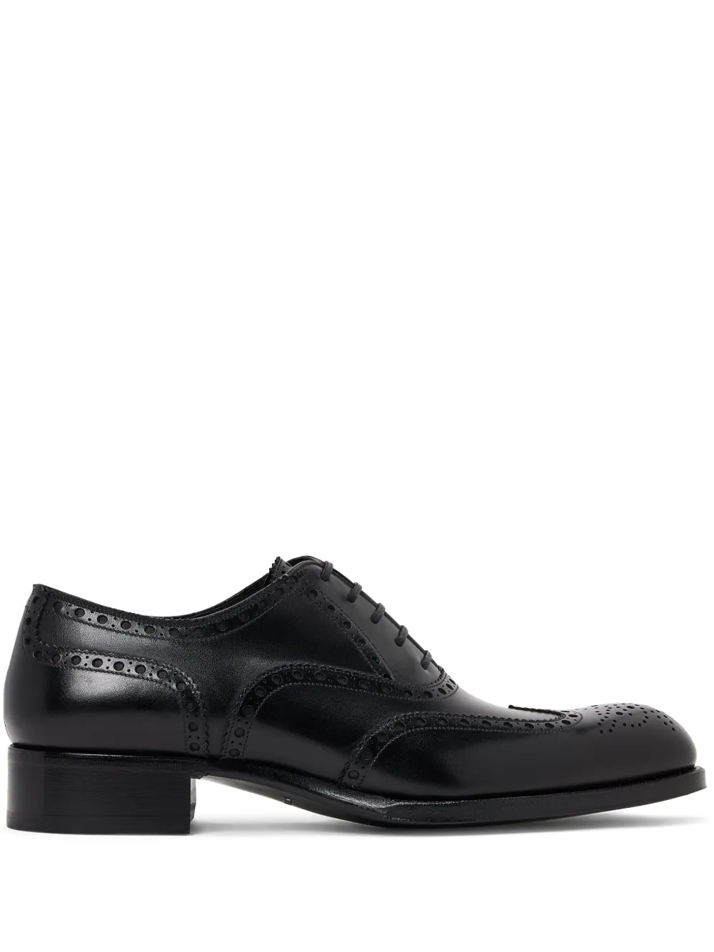 TOM FORD leather brogues - Nero