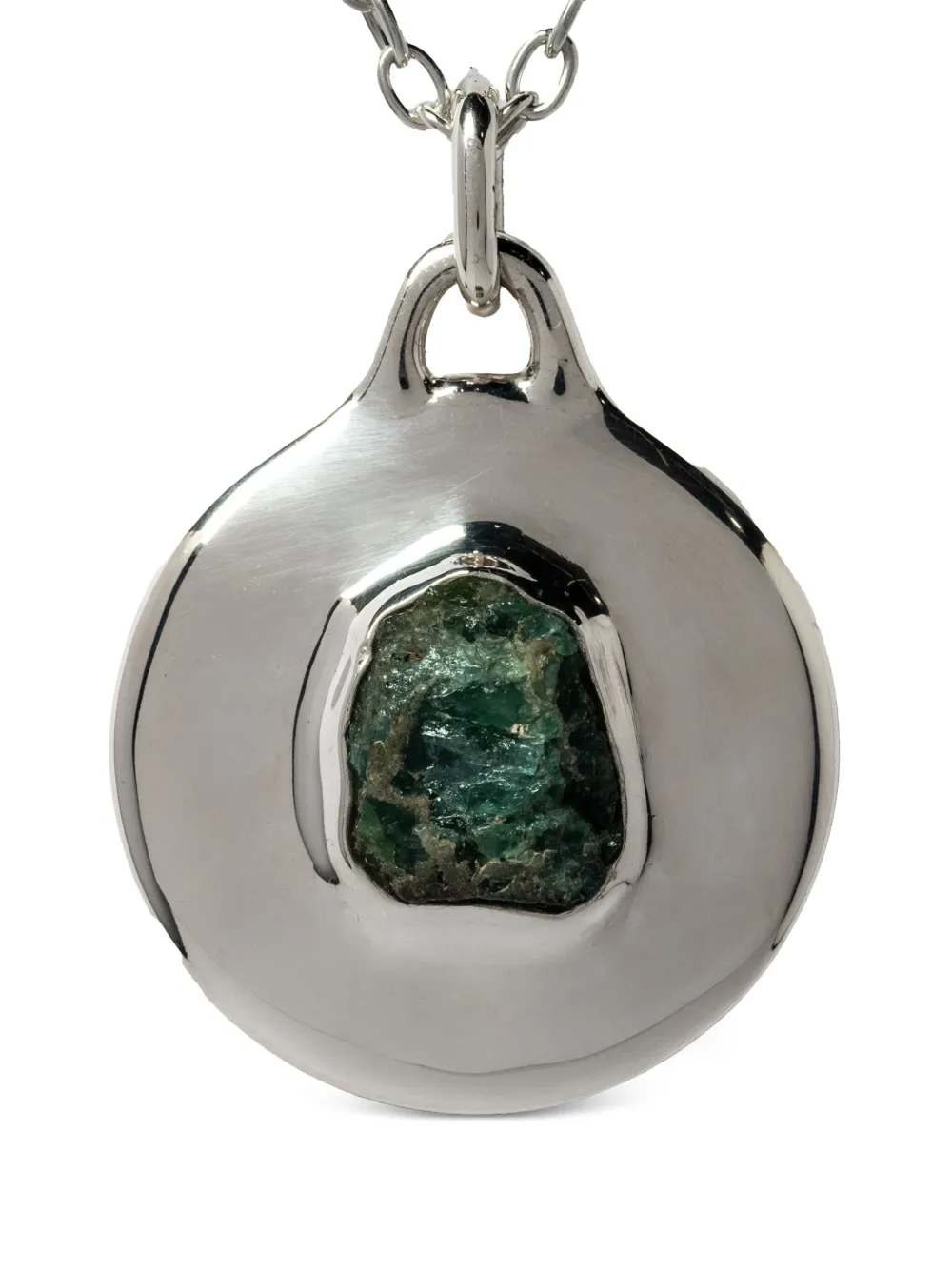Parts of Four Disk necklace - Argento
