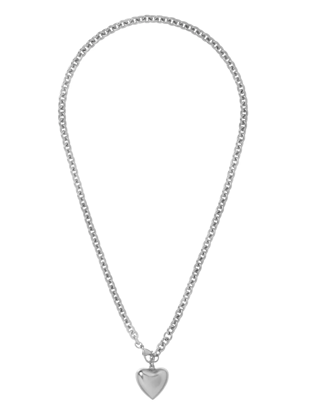 Roxanne Assoulin Little Puffy Heart necklace - Argento