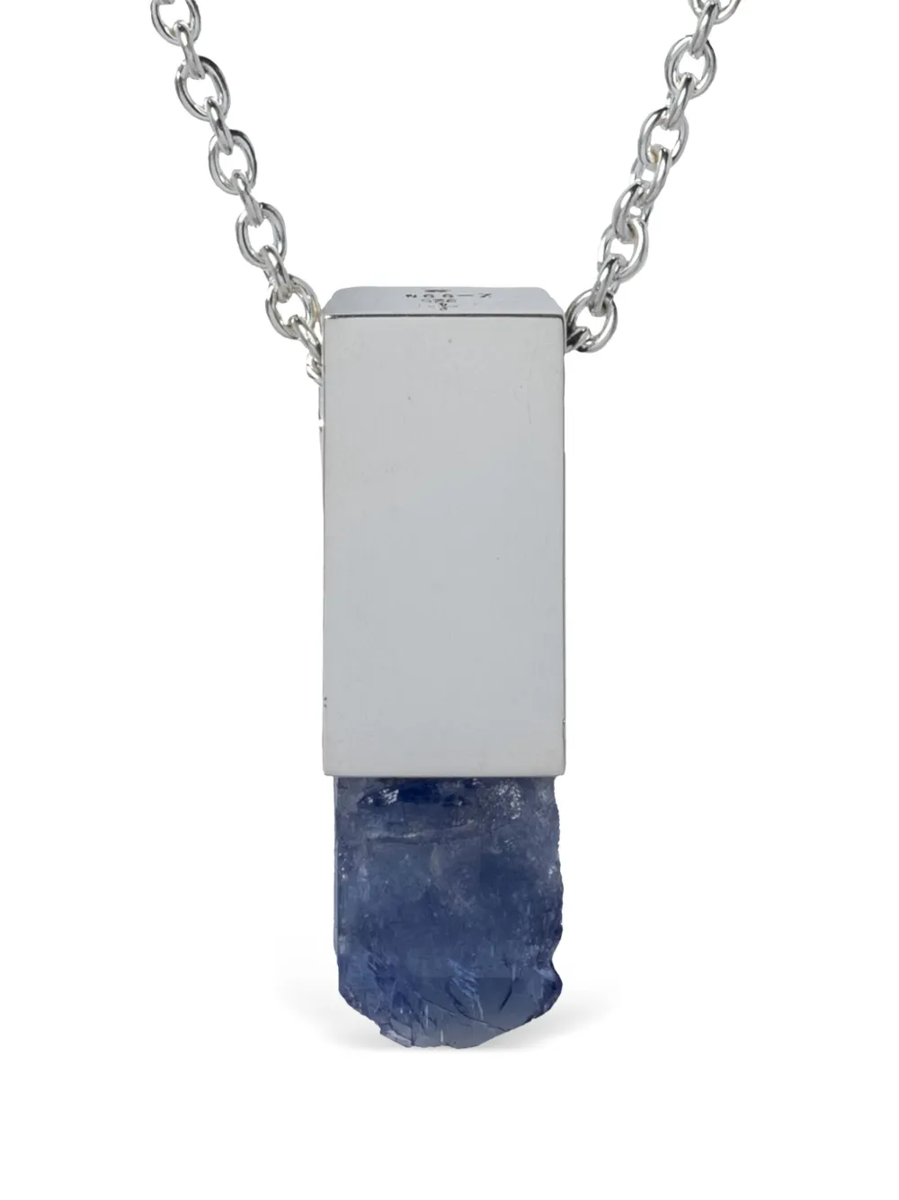 Parts of Four Talisman Cuboid necklace - Argento