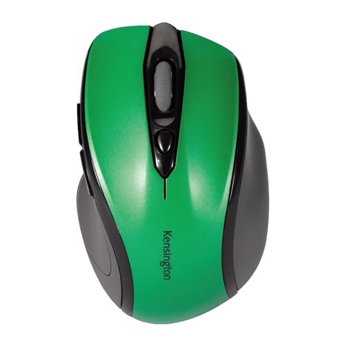 Kensington K72424Ww Mouse Pro Fit Wireless, Mouse Ottico Di Medie Dimensioni, 5 Pulsanti E Design Ergonomico Per Destrorsi, Connessione Plug & Play, C