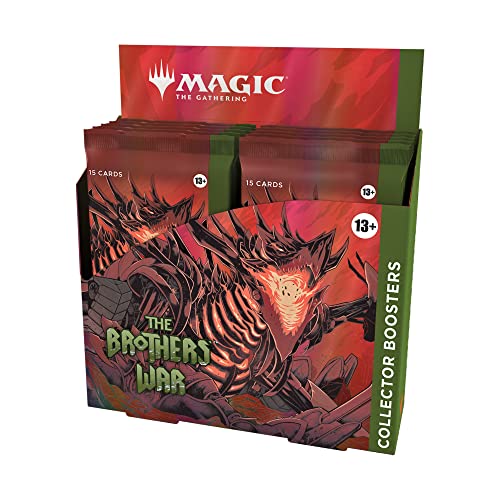 Magic: The Gathering The Brothers’ War Collector Booster Box | 12 Packs (180 Magic Cards)
