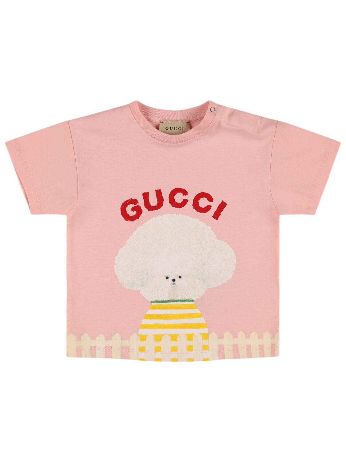 T-Shirt In Cotone Con Logo Gucci