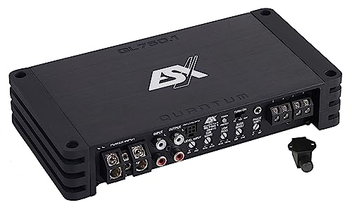 Esx Ql750.1-24V - 24V Für Lkw Usw. | Monoblock 1-Kanal Verstärker Endstufe | 24 Volt Class D - Digital