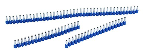 Jokari-J60125-10 Tiras De 40 Manguitos Azules De 2,5 Mm² X 8 Mm Para Quadro Plus