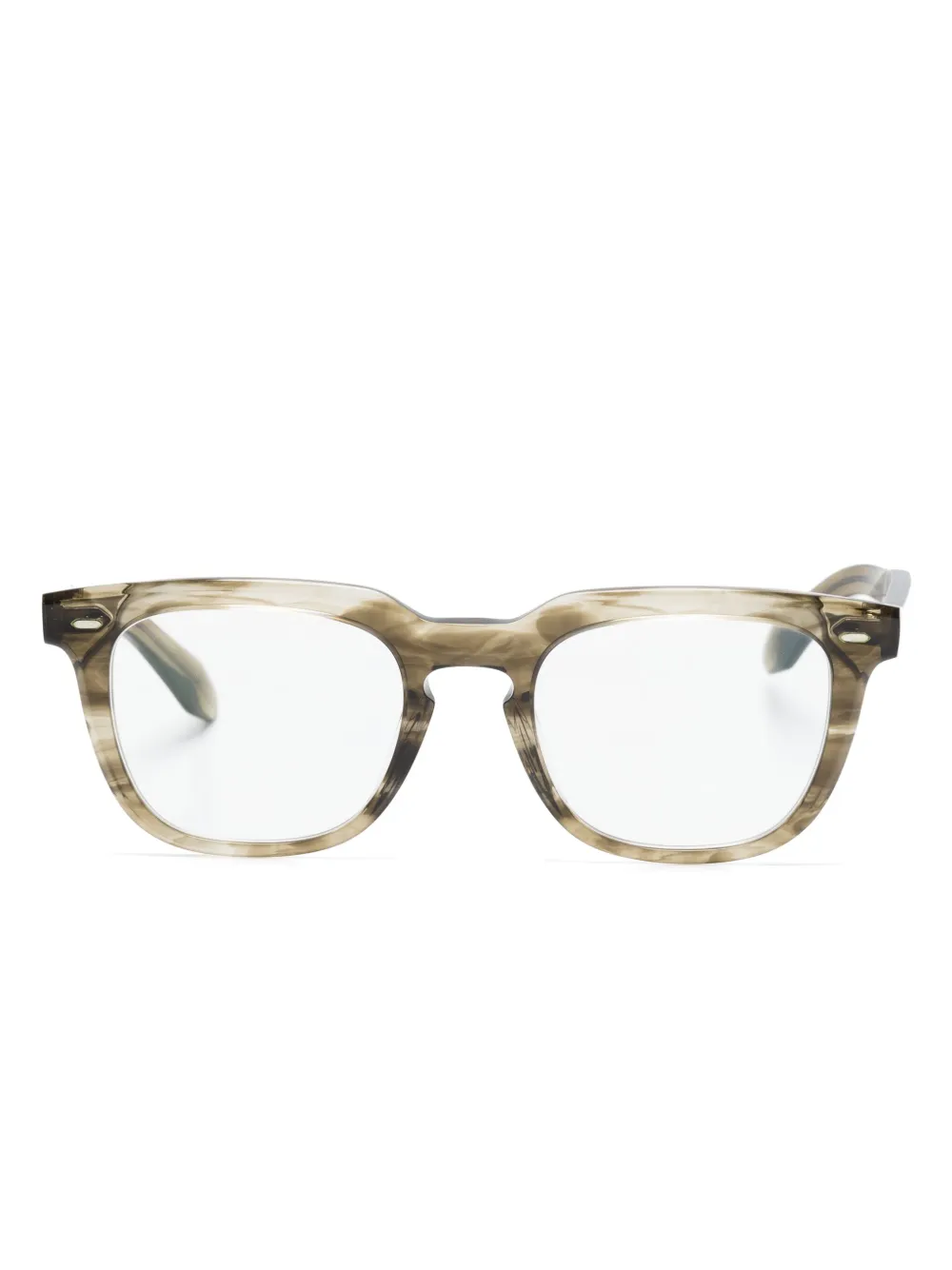 Oliver Peoples Occhiali Afton squadrati - Verde