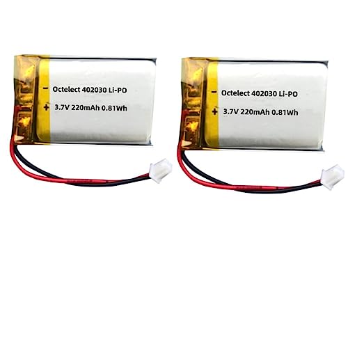 Raewstco Octelect 3.7V Dc Rechargeable Polymer Lithium Battery 402030 Per I Prodotti Della Batteria 3.7-5V, Orologio, Auricolare, Sostituzione Della B