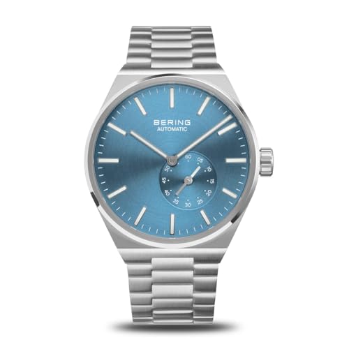 Bering Orologio Automatico Uomo Blu - 19441-Charity, Argento