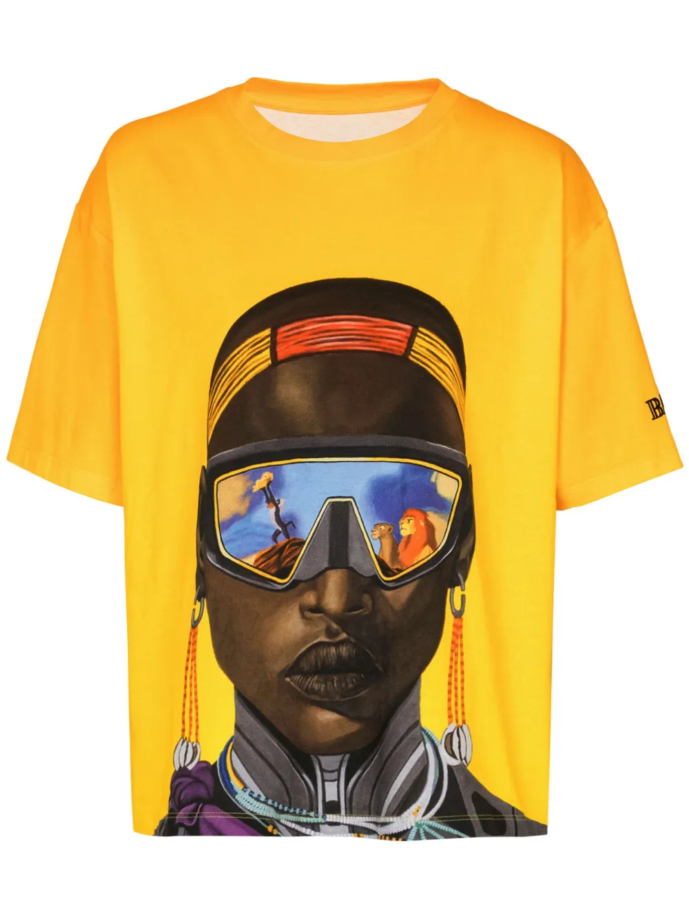 Balmain T-shirt Lion King Gucci x Disney - Giallo