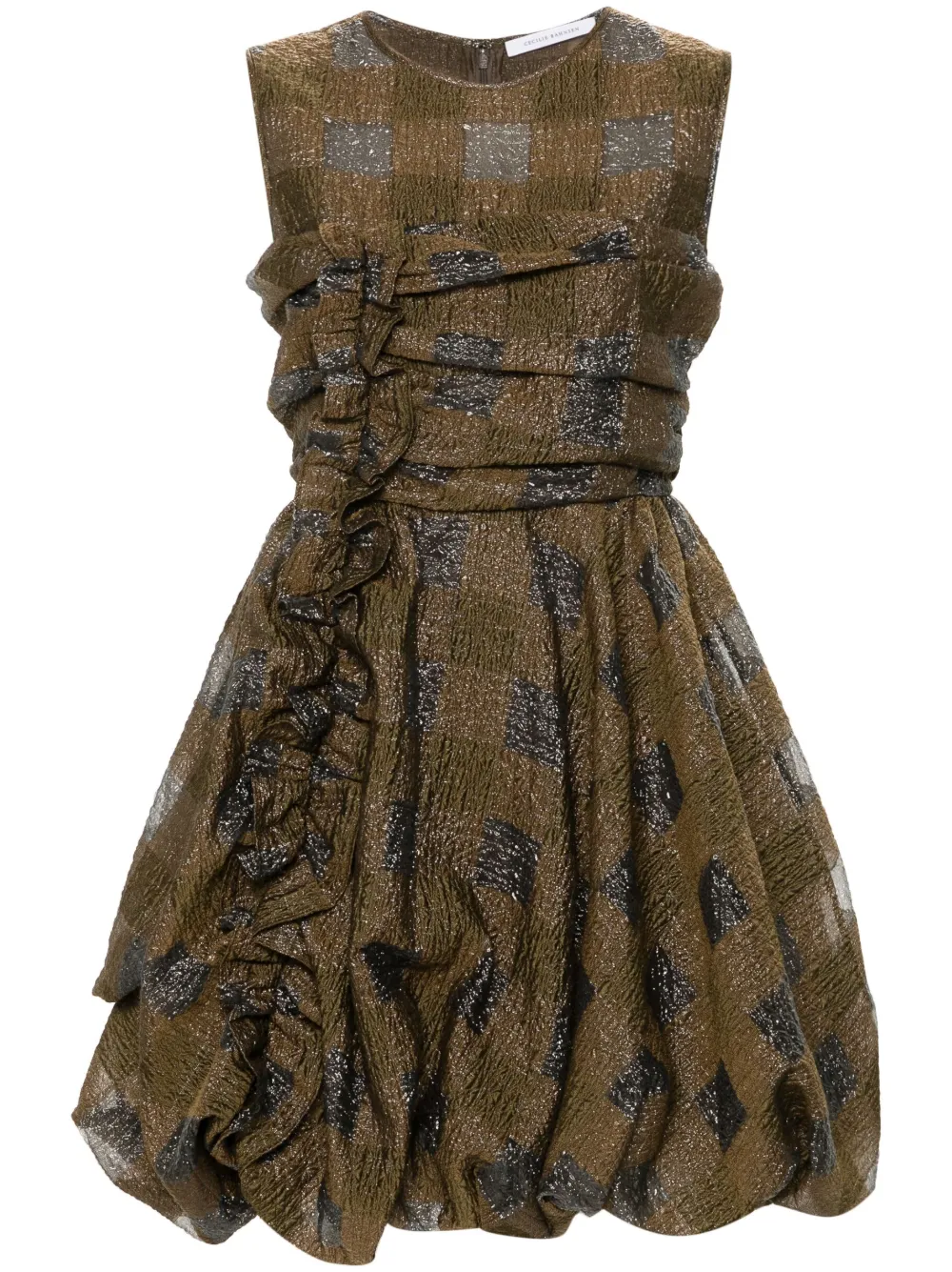 Cecilie Bahnsen Olivia mini dress - Marrone
