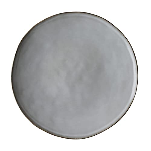 Dutch Rose Amsterdam 183092 - Piatto Organico, 26,5 Cm, Colore: Grigio Chiaro