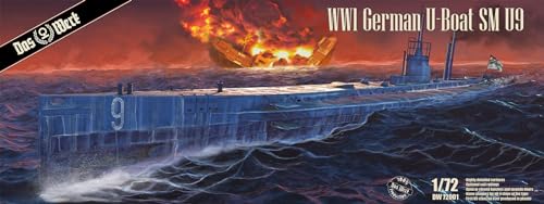 Das Werk 1:72 Wwi U-Boat Sm U-9 - Kit Modello Dw72001