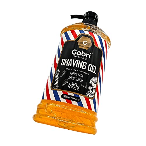 Gabri Golden Touch Shaving Gel – Leggendario Effetto Fresco E Gel Da Barba Perfetto Per Un Viso Fresco, Si Distingue Con Un Profumo Unico, 1000 Ml (1