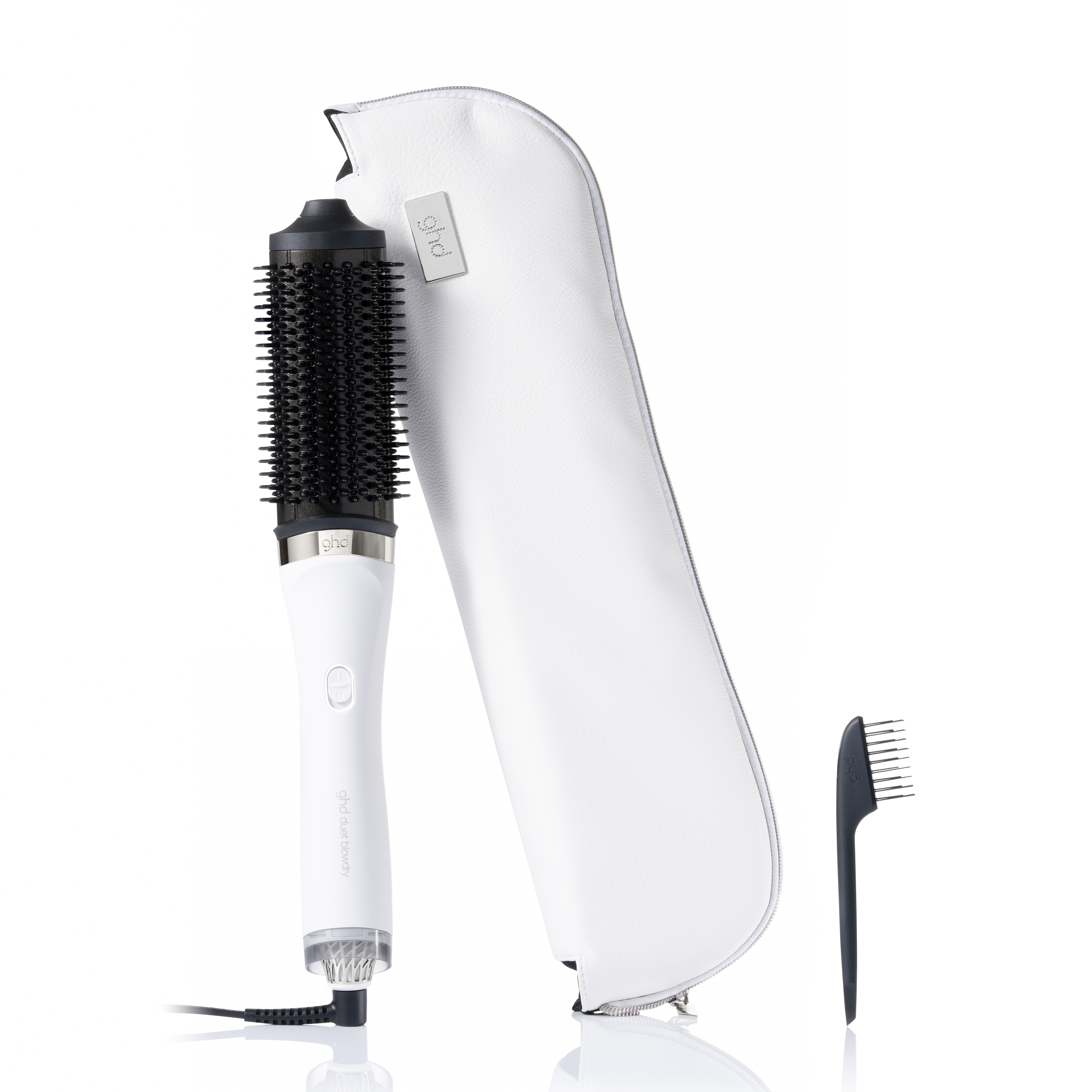 Nuova ghd Duet Blowdry - Spazzola Asciugacapelli 2 In 1 Bianca, Bianco