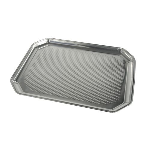 Vassoi Da Portata, In Alluminio, Rettangolare, 35 Cm X 26 Cm, 5 Pezzi