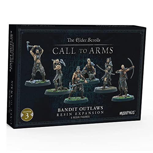 Modiphius Entertainment | The Elder Scrolls: Call To Arms | Bandit Outlaws | Miniature Game | Unpainted