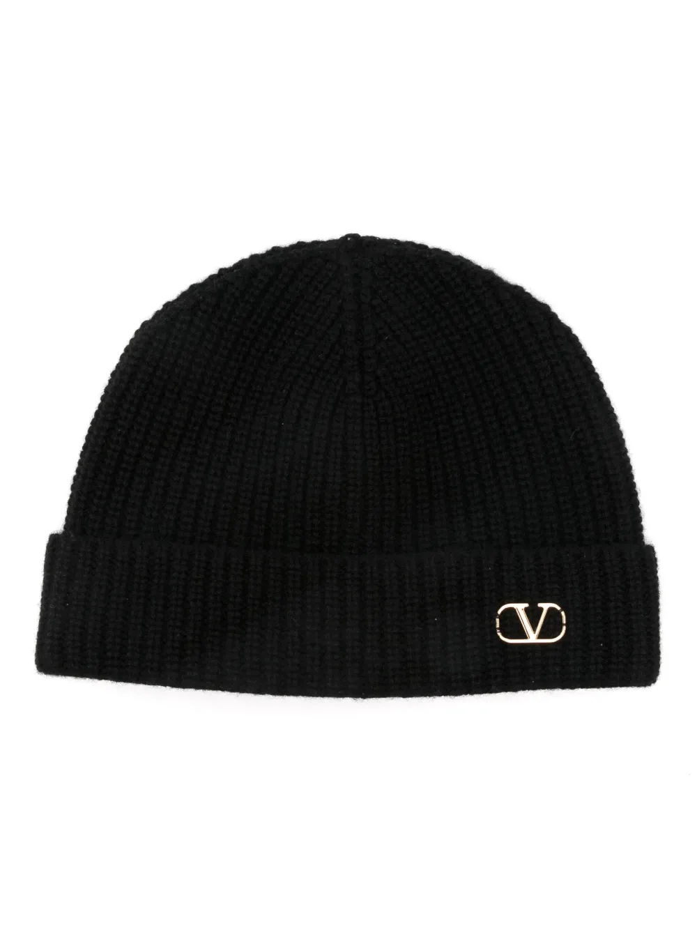 Valentino Garavani VLogo beanie hat - Nero