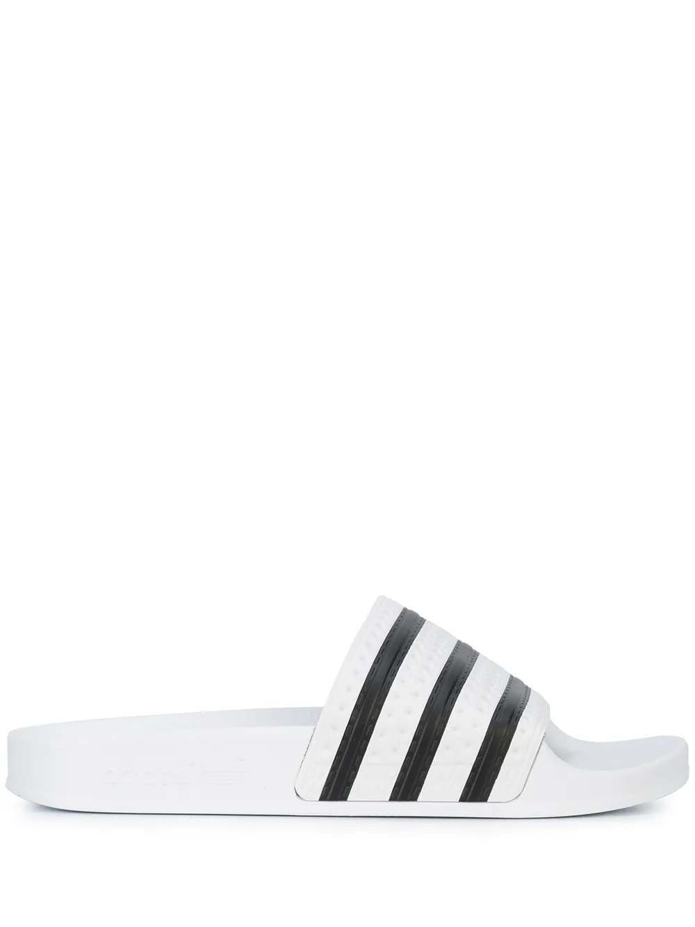 adidas Adidas Originals Adilette stripe slides - Bianco