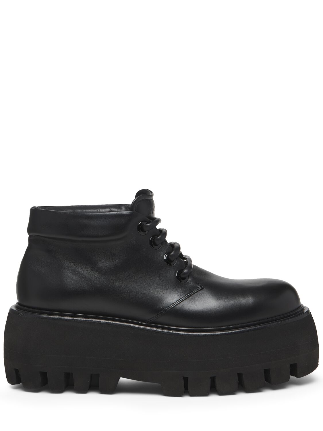 Leather Lace-Up Shoes