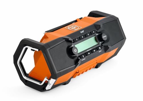 Fein | Radio Cantiere A Batteria Arad 18 Bc As, 2 Altoparlanti Da 15W, 4 Sorgenti Di Riproduzione, Protezione Ecp Della Batteria, Compatibile Con Batt