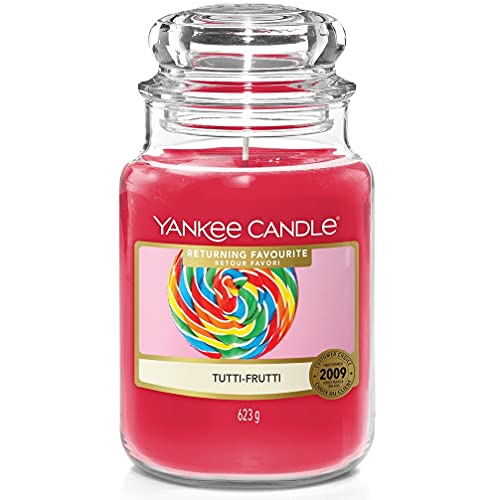 Yankee Candle Candela Giara Grande Tutti Frutti Profumo Casa Interni