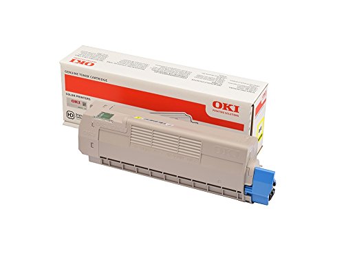 Oki 46507505 Cartuccia Toner Originale Oki, Giallo, Standard, 6000 Pagine