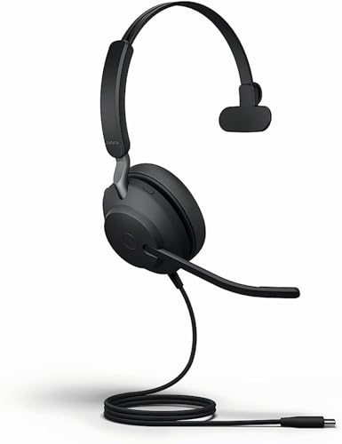 Jabra Evolve2 40 Se Cuffie Mono Cablate Con Cancellazione Del Rumore, Usb-C, Tutte Le Piattaforme, Mono, Nuova Edizione