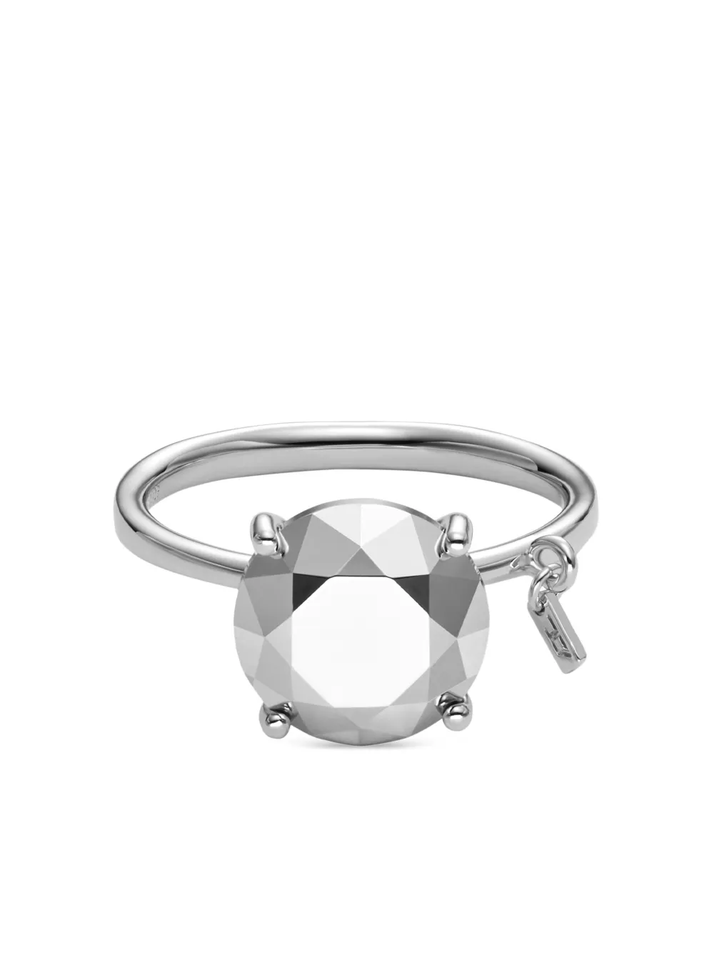 Diesel Stone embellishment ring - Argento