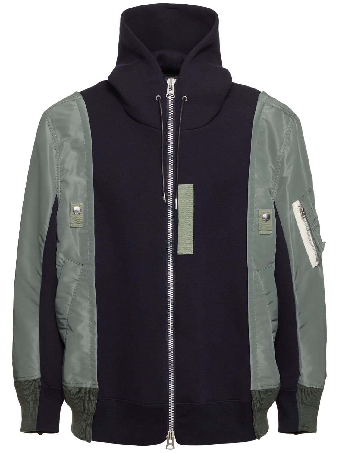 Nylon Twill X Sponge Padded Jacket