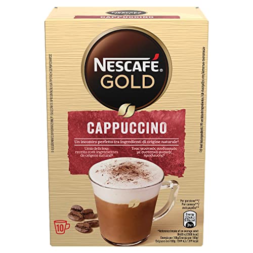 Nescafé Gold Cappuccino Solubile, 10 Bustine 140G
