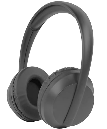 Denver Bth-235B - Cuffie Bluetooth Senza Fili, Bluetooth 5.3, 22 Ore, Microfono Integrato, Funzione Vivavoce, Design Confortevole, Nero