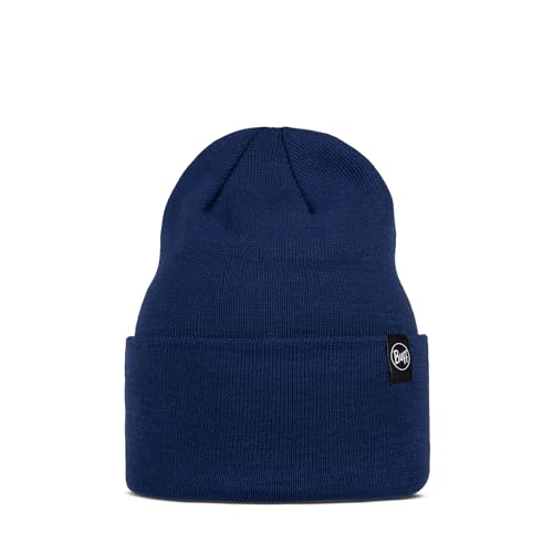 Buff Berretto Knitted Midnight Blue Unisex Adulti