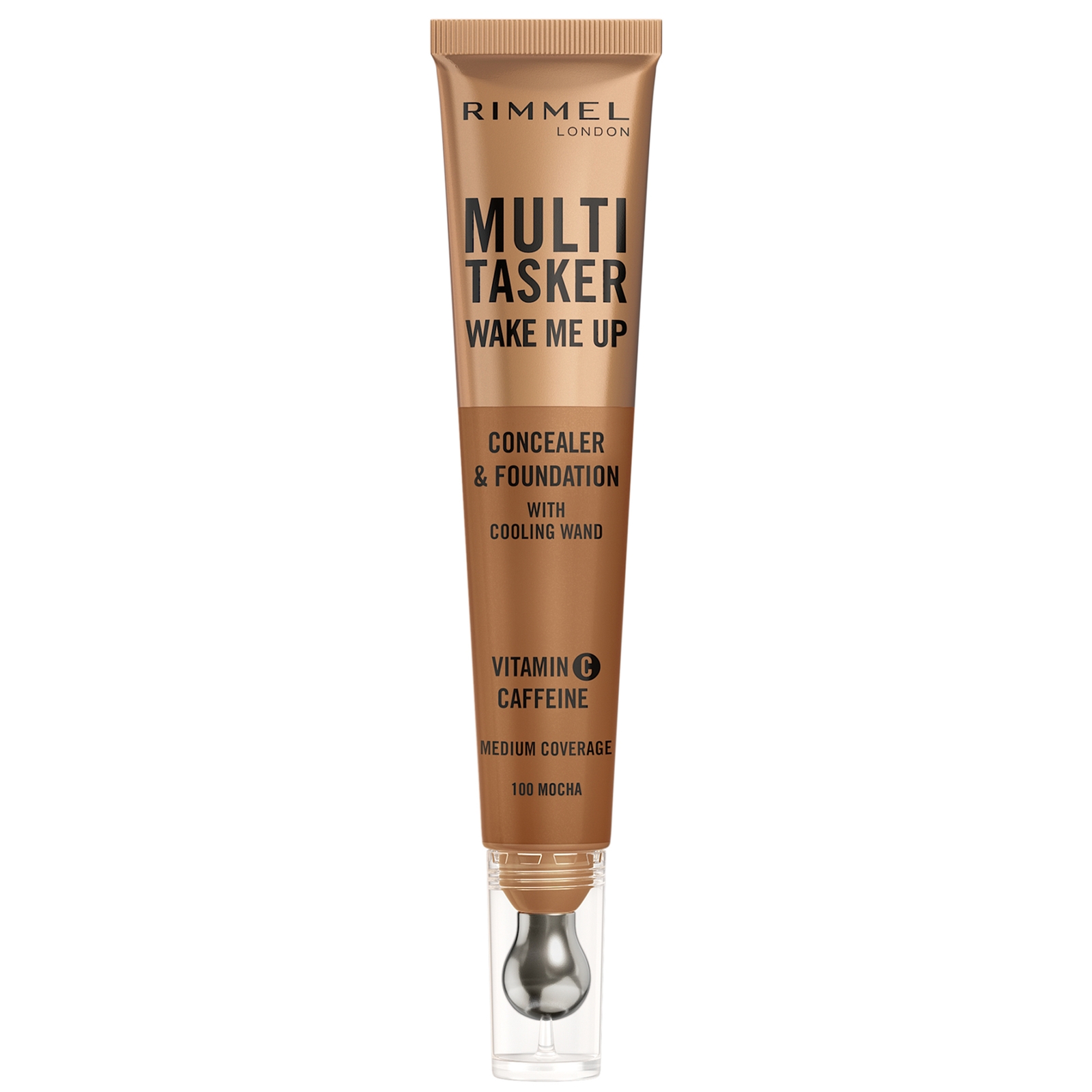 Rimmel Multi-Tasker Wake Me Up Foundation and Concealer 20ml (Various Shades) - 100 Mocha