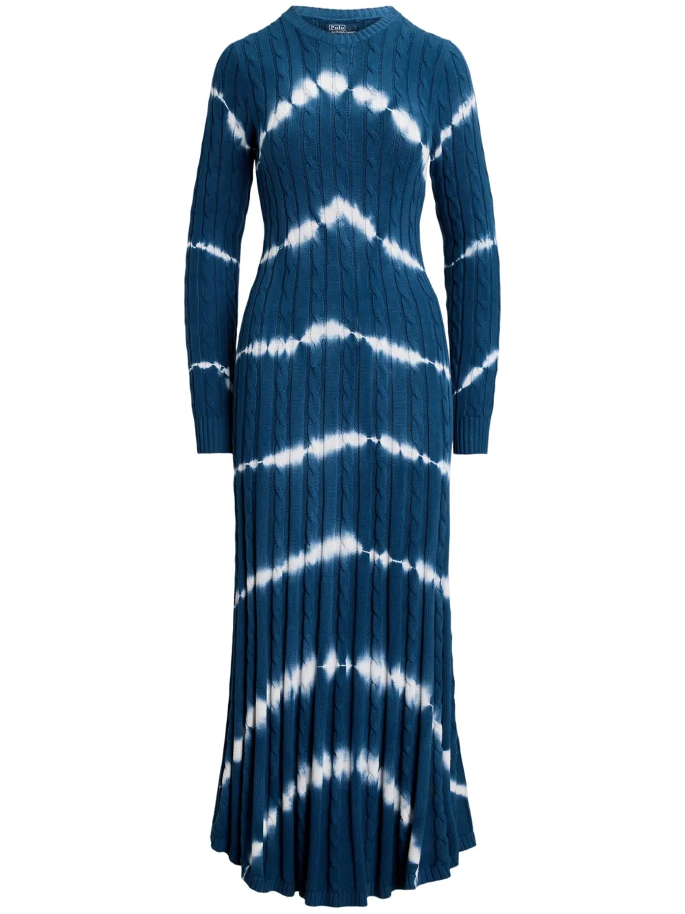 Polo Ralph Lauren Abito lungo con ricamo - Blu