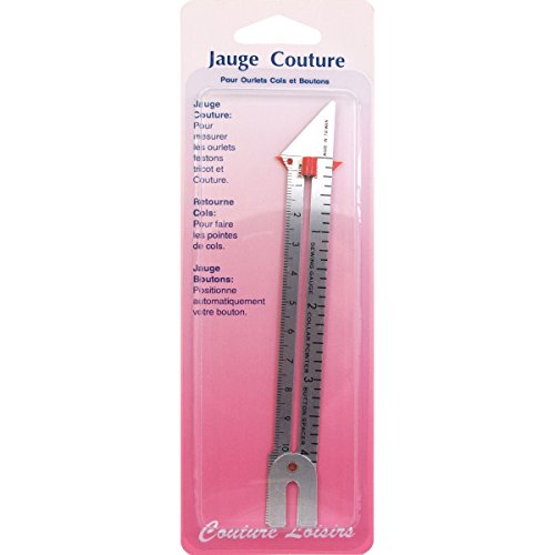 Hemline-Calibro Cucito/H258 Cucito, Attrezzi, Include Strumento Per Angoli Point Turner &