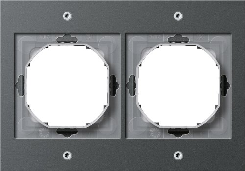 Gira 021267, Mascherina Per Prese 2 Moduli Gira Tx_44 (A Incasso)