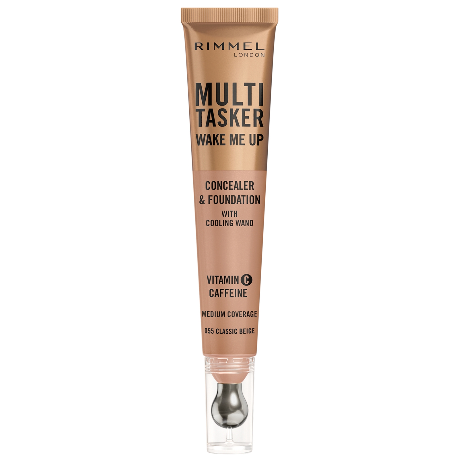 Rimmel Multi-Tasker Wake Me Up Foundation and Concealer 20ml (Various Shades) - 055 Classic Beige