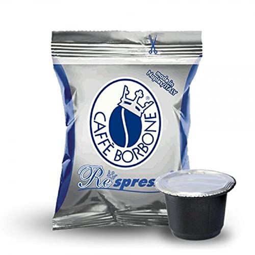 Caffè Borbone Respresso, Miscela Blu - 200 Capsule - Compatibili Con Le Macchine Ad Uso Domestico Nespresso®* (2 Confezioni Da 100)