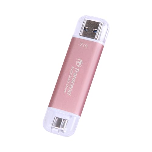 Transcend Portatile Ssd 2Tb High Speed Max 1050Mb/S Ultra Small, Lightweight 11G Type-A/Type-C Compatibile Con Ps4/Ps5 Operation Confirmed Usb 10Gbp