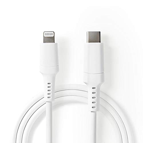 Nedis Cavo Usb | Usb 2.0 | Connettore Apple Lightning A 8 Pin | Usb Type-C ™ Maschio | 480 Mbps | 60 W | Placcato Nickel | Tondo | Pvc | Confezione Co