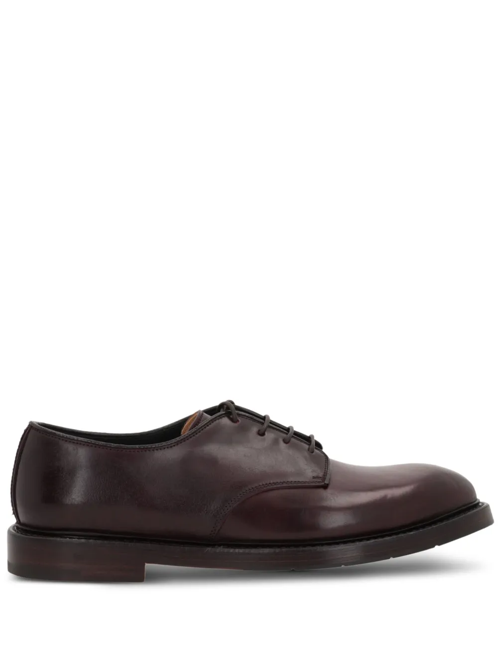 Premiata lace-up leather shoes - Rosso