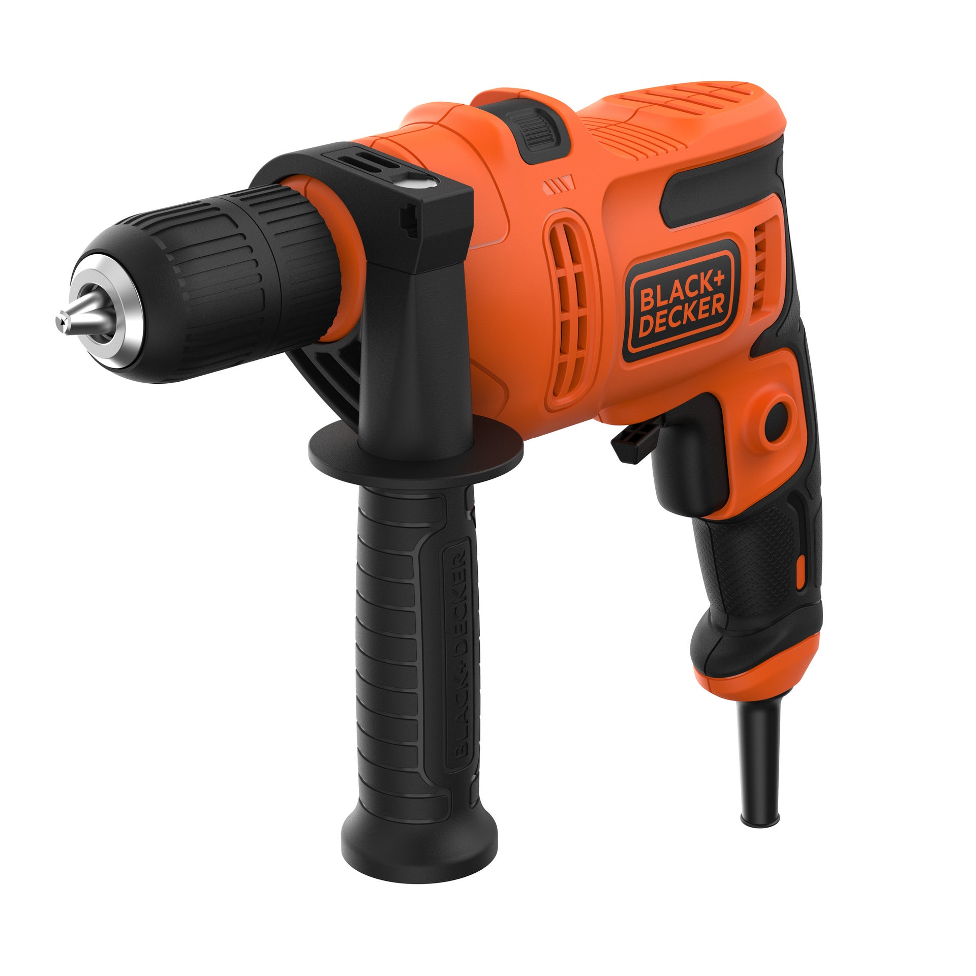 Perceuse à percussion 500 W en boîte carton BLACK & DECKER BEH200-QS