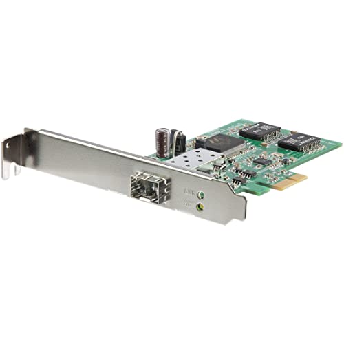 Startech.Com Scheda Di Rete Ethernet Pci Express A Fibra Ottica Sfp, Adatattore Pcie Nic Gigabit Ethernet Con Adatattore Sfp