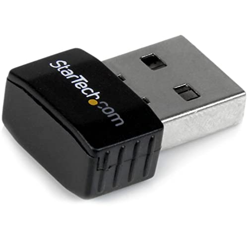 Startech.Com Chiavetta Mini Adatattore Di Rete Wireless-N Wifi Usb 2.0, Pennetta Scheda Di Rete Usb 300Mbps 802.11N 2T2R