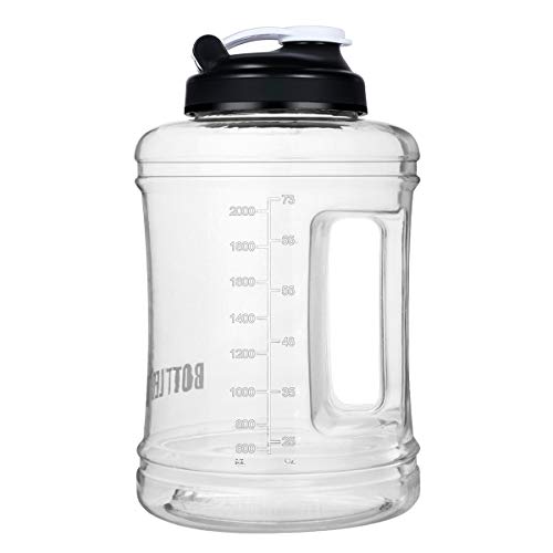 Vennerli Water Bottle 2.5 Litre Bpa Free Leakproof Portable Outdoor Camping 2.5L Gym Jug Large Water Bottle With Handle Borraccia 2.5 Litri Per Sport,